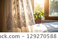 The brilliance of the delicate hem 129270588