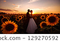 A blessed moment told through sunsets and shadows 129270592