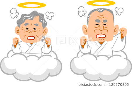 Angry Grandpa and Grandma in Heaven Angry Grandpa and Grandma in Heaven 129270895