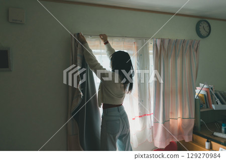 curtain, laundry, blindfold 129270984