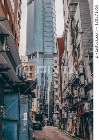 Aug 3 2025 Modern Langham Place Complex in Bustling Mong Kok 129271059