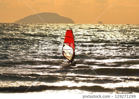 Surfing at Fukuma Beach 129271299