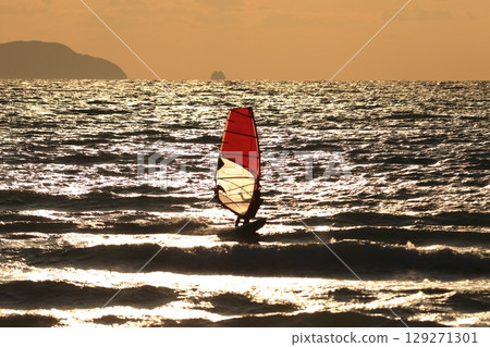 Surfing at Fukuma Beach 129271301