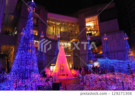 Christmas Illumination Caretta Shiodome 129271308