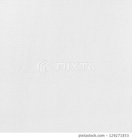 White cotton fabric texture background, seamless pattern of natural textile. 129271853