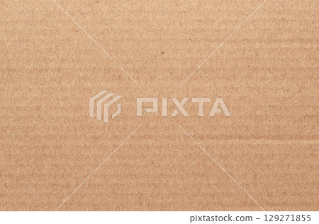 Brown cardboard sheet abstract background, texture of recycle paper box in old vintage pattern for design art work. 129271855