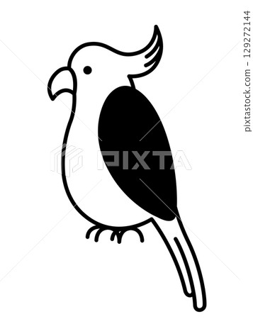 Simple parakeet icon Simple parakeet icon 129272144