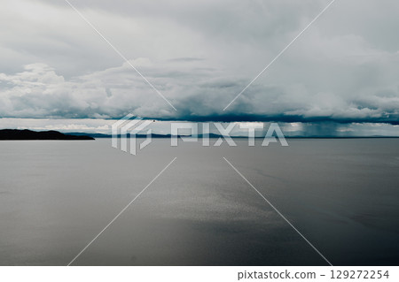 Panoramic view of Lake Titicaca from Taquile Island, Peru Panoramic view of Lake Titicaca from Taquile Island, Peru 129272254