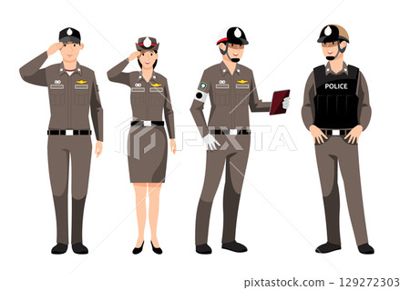 Police character set Police character set 129272303