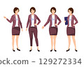 Woman character set 129272334