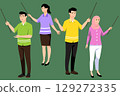 Thai teacher character set 129272335