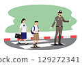 character set in modern style 129272341