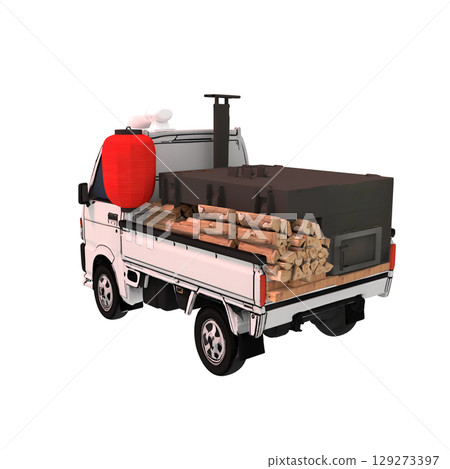 一輛流動輕型卡車出售烤地瓜,這是日本秋冬季的美食。 一輛流動輕型卡車出售烤地瓜,這是日本秋冬季的美食。 129273397