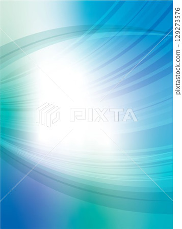 Blue and green abstract light background illustration material 129273576