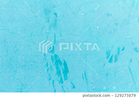 Blue Background with Texture of Steel Front Door 129273879