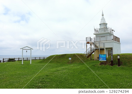Kamome Island Lighthouse and the Bell of Happiness (Esashi Town, Hokkaido) 129274294