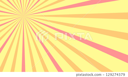 紅色和黃色集中線圖 紅色和黃色集中線圖 129274379