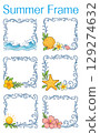 Beautiful summer and resort themed frames 129274632