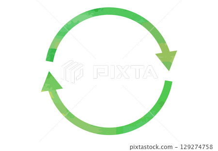 Watercolor ecology frame vector illustration Watercolor ecology frame vector illustration 129274758