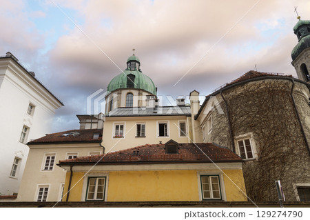 historic center of Innsbruck, Austria 129274790