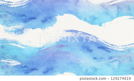 日式背景素材:如同用畫筆繪製的動感線條 日式背景素材:如同用畫筆繪製的動感線條 129274819