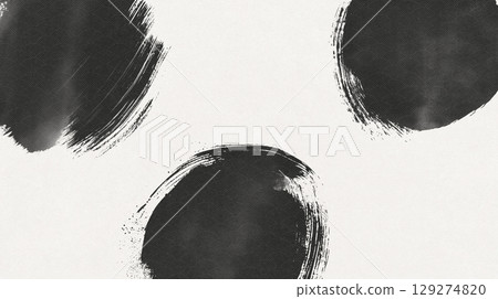 日本模式圈水彩抽象插圖 129274820