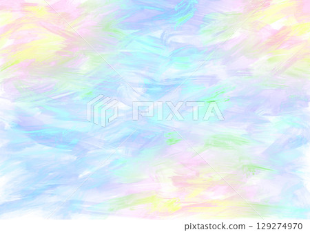 Pastel color abstract background (soft brush strokes) 129274970