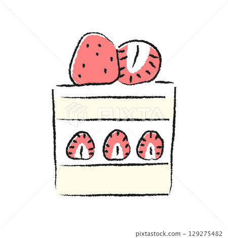 Cake illustration 129275482