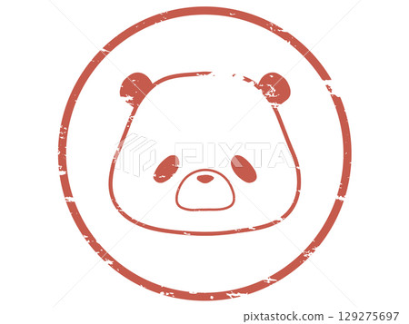 panda stamp panda stamp 129275697