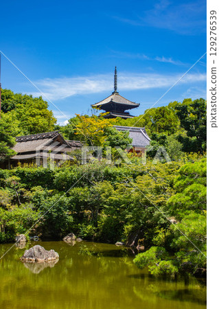 【京都風光】仁和寺:池塘上的五重塔和優雅的花園 【京都風光】仁和寺:池塘上的五重塔和優雅的花園 129276539