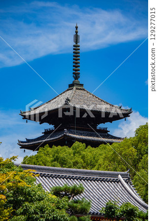 【京都風光】仁和寺：池塘上的五重塔和優雅的花園 129277015