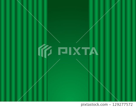 Curtain, m17 green, half-open B 129277572
