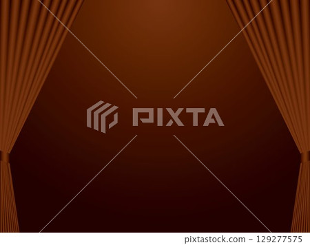 Curtain, m18 brown, open B Curtain, m18 brown, open B 129277575