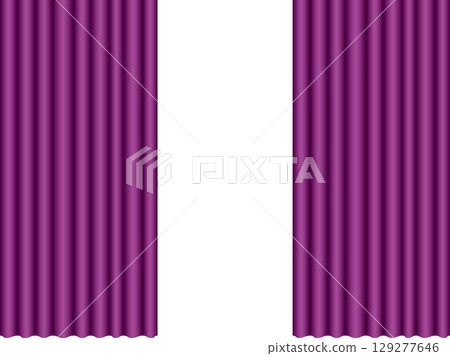 Curtains, m13 purple, half-open 129277646