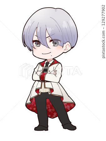 帥氣的女性偶像服裝迷你角色 129277902