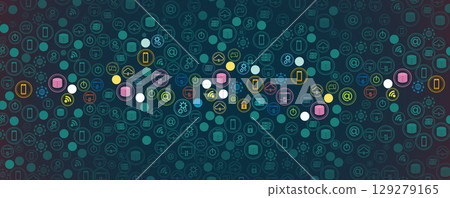 Abstract futuristic interface high technology and science background Abstract futuristic interface high technology and science background 129279165