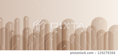 Abstract futuristic interface high technology and science background 129279168