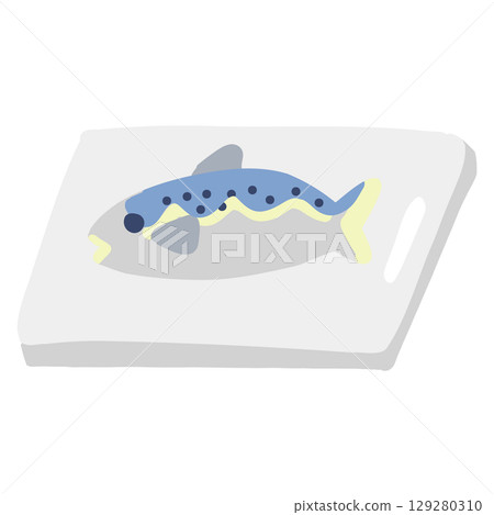 手寫的“砧板,魚” 手寫的“砧板,魚” 129280310