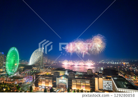 橫濱港未來夏日祭:港未來煙火大會 橫濱港未來夏日祭:港未來煙火大會 129280858