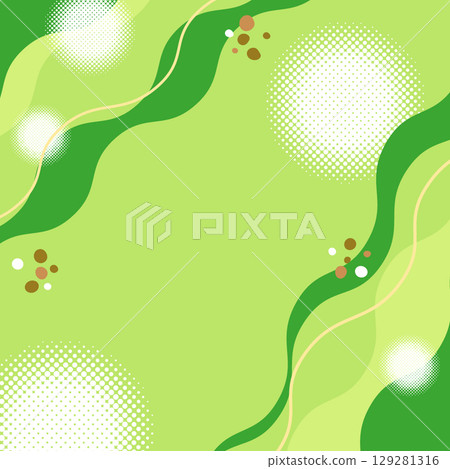 Wavy pop background material Abstract geometric pattern Wave Water surface Green Wavy pop background material Abstract geometric pattern Wave Water surface Green 129281316