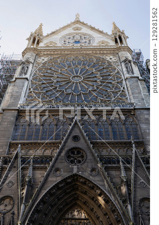 Notre Dame de Paris Cathedral, Catholic Church in Paris, France 129281562