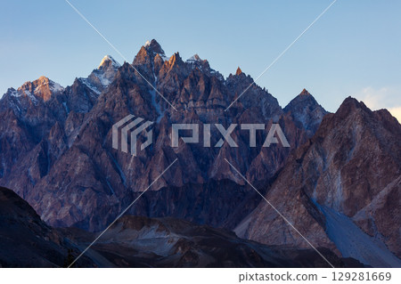 Tupopdan, Passu Cathedral or Passu Cones, is a mountain in northern Pakistan Tupopdan, Passu Cathedral or Passu Cones, is a mountain in northern Pakistan 129281669