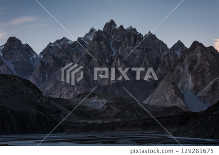 Tupopdan, Passu Cathedral or Passu Cones, is a mountain in northern Pakistan 129281675
