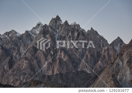 Tupopdan, Passu Cathedral or Passu Cones, is a mountain in northern Pakistan 129281677