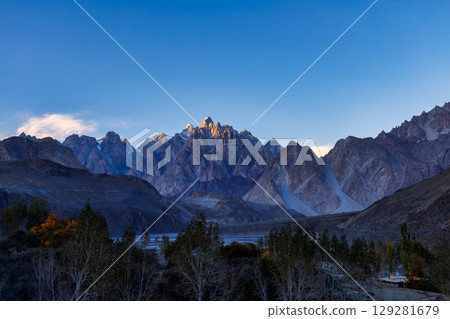 Tupopdan, Passu Cathedral or Passu Cones, is a mountain in northern Pakistan 129281679