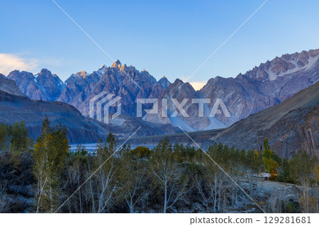 Tupopdan, Passu Cathedral or Passu Cones, is a mountain in northern Pakistan 129281681