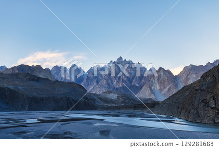 Tupopdan, Passu Cathedral or Passu Cones, is a mountain in northern Pakistan 129281683