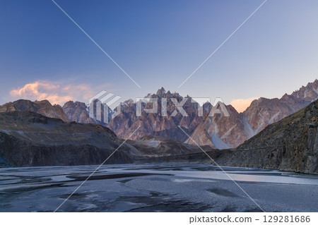 Tupopdan, Passu Cathedral or Passu Cones, is a mountain in northern Pakistan 129281686