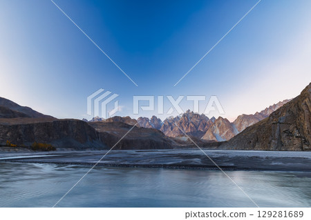 Tupopdan, Passu Cathedral or Passu Cones, is a mountain in northern Pakistan 129281689