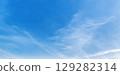 blue sky with white clouds 129282314